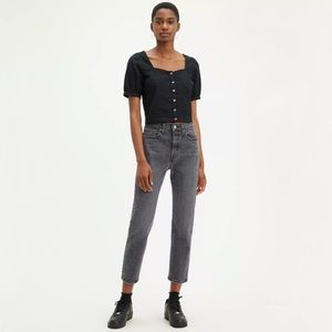 Levi’s Straight Fit Wedgie Jeans Faded Black